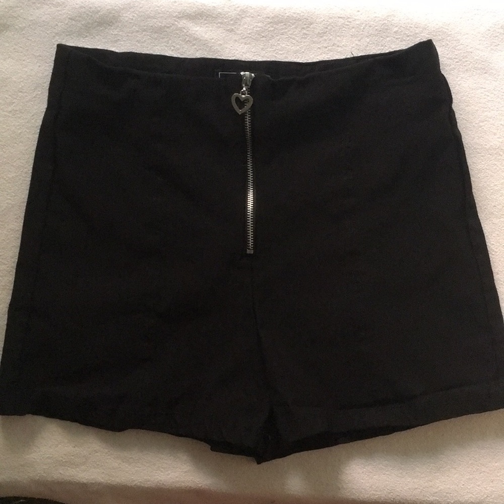 Black high rise shorts from Jeans Warehouse